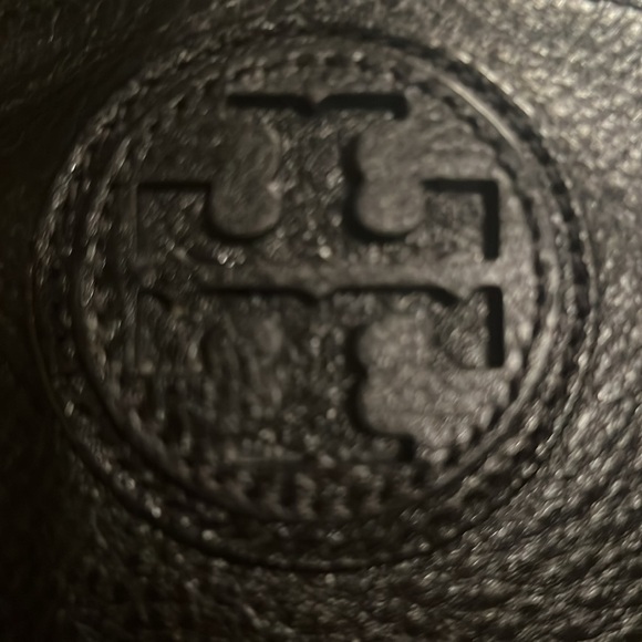 TORY BURCH Pebbled Leather 2-Way Crossbody Black - Picture 8 of 15